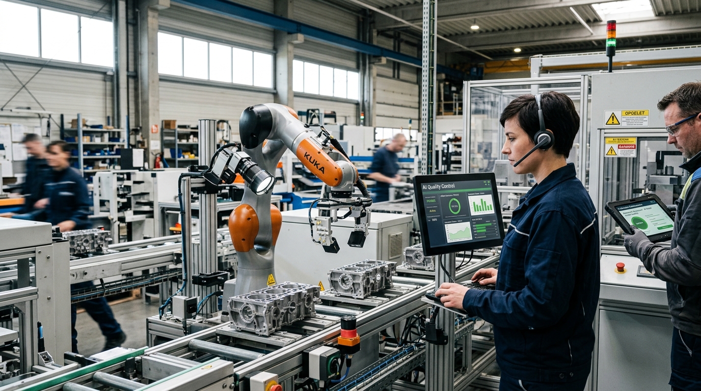 L'IA dans l'industrie manufacturière belge et européenne