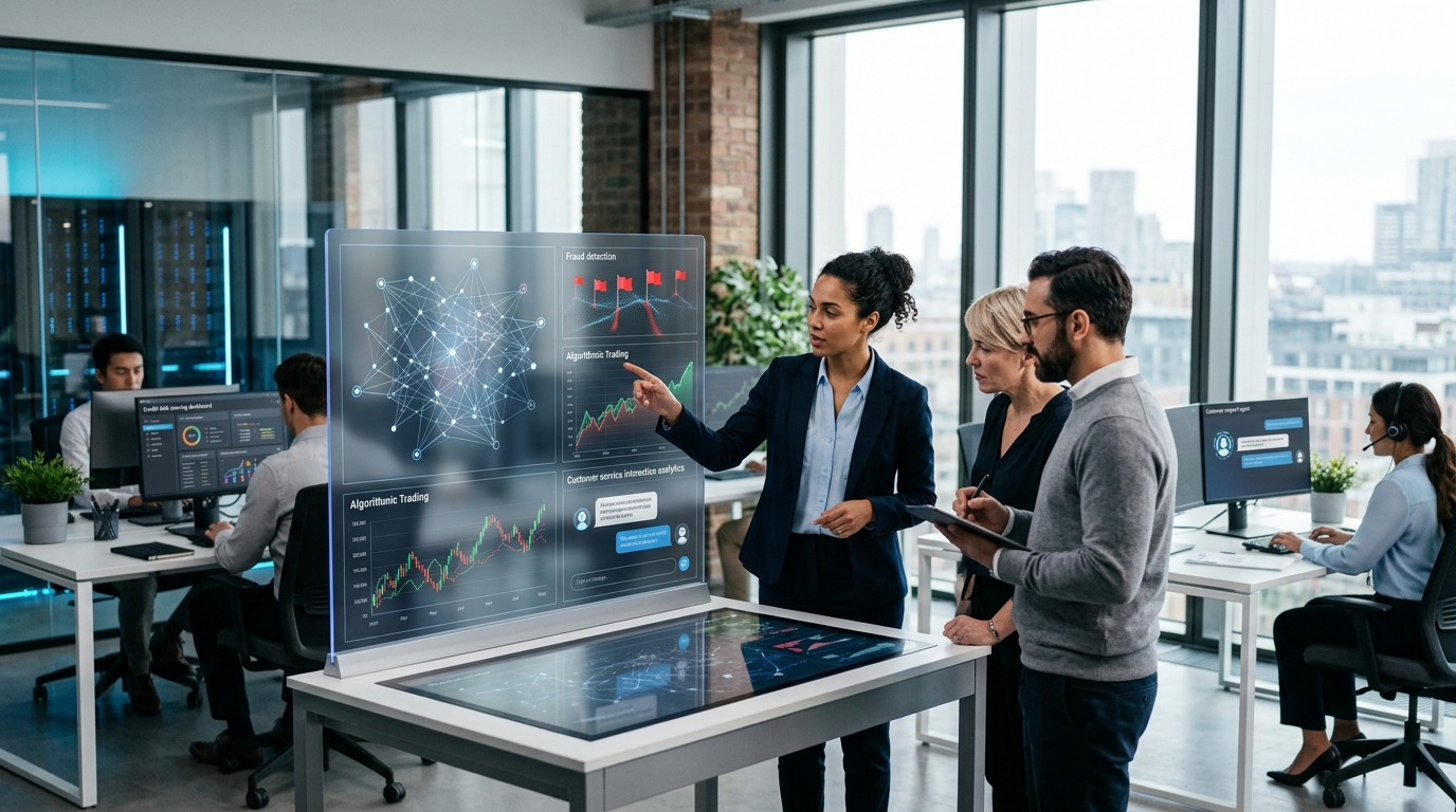 Intelligence artificielle dans la finance et la banque : cas d'usage et bénéfices